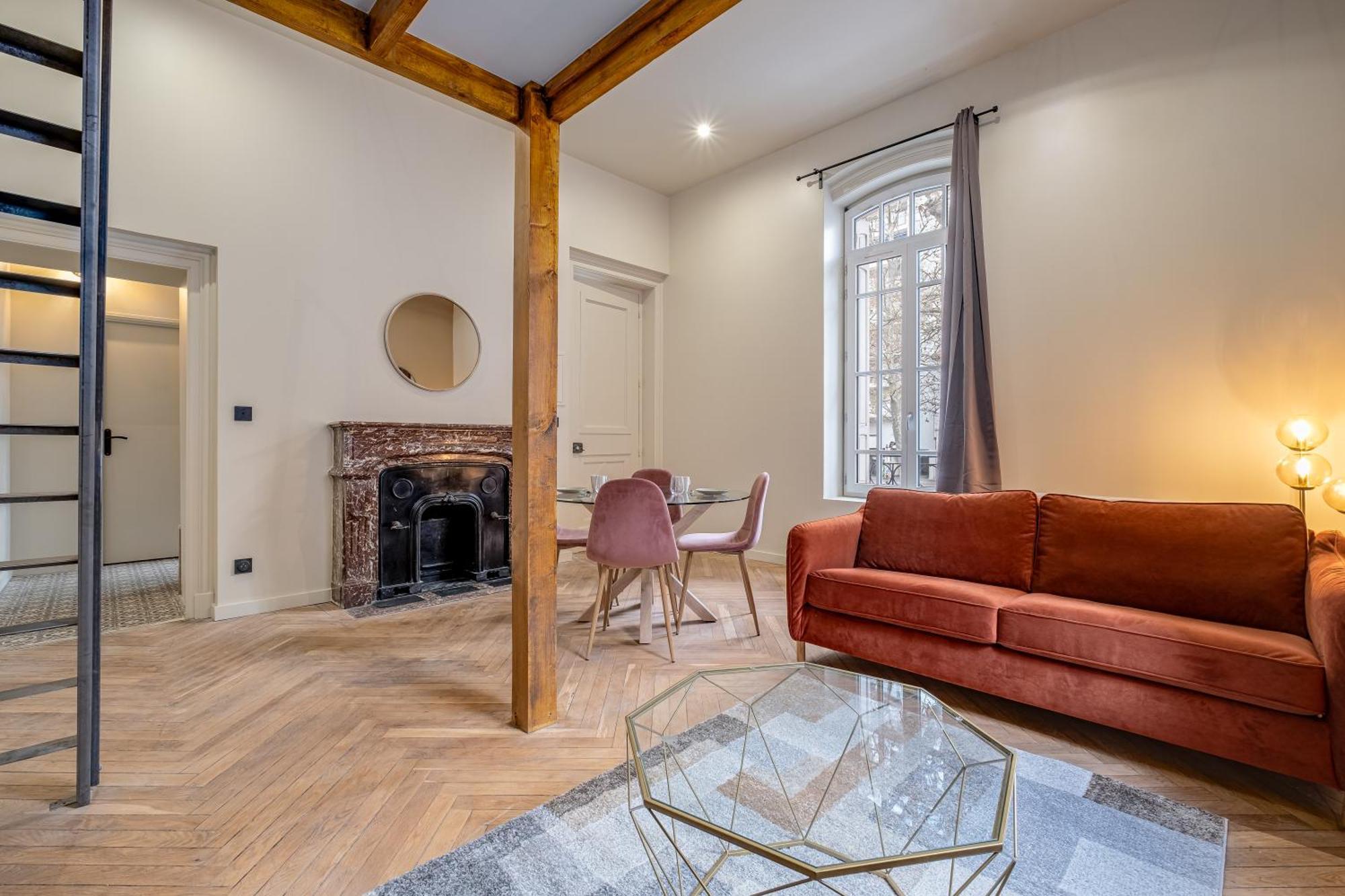 Le Poudre Cours Fauriel Magnifique Appartement Saint-Etienne  Eksteriør billede