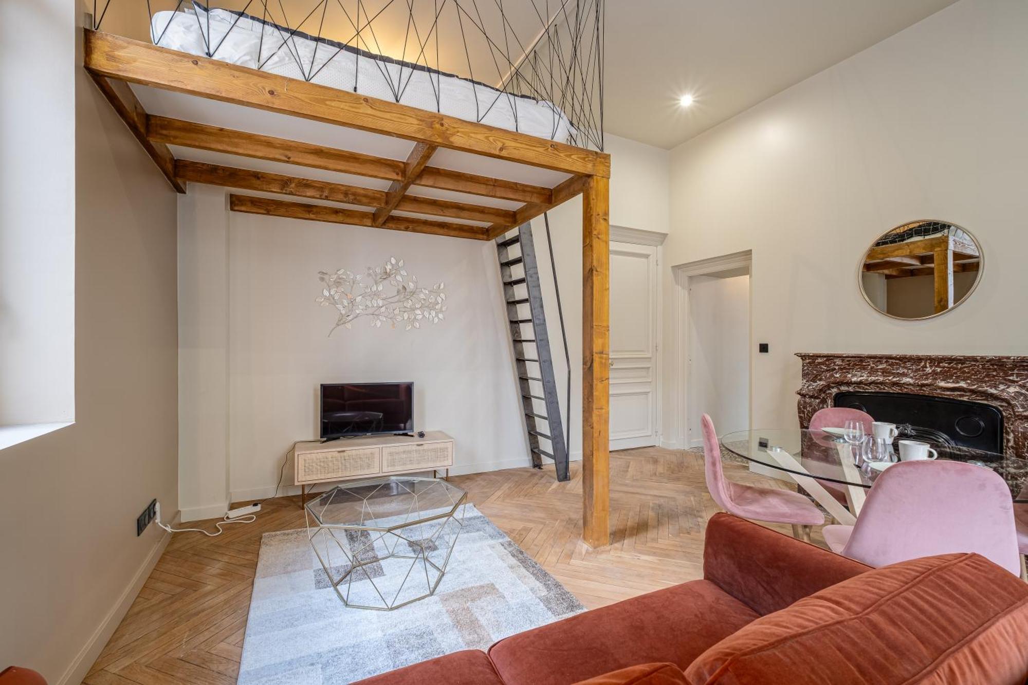 Le Poudre Cours Fauriel Magnifique Appartement Saint-Etienne  Eksteriør billede