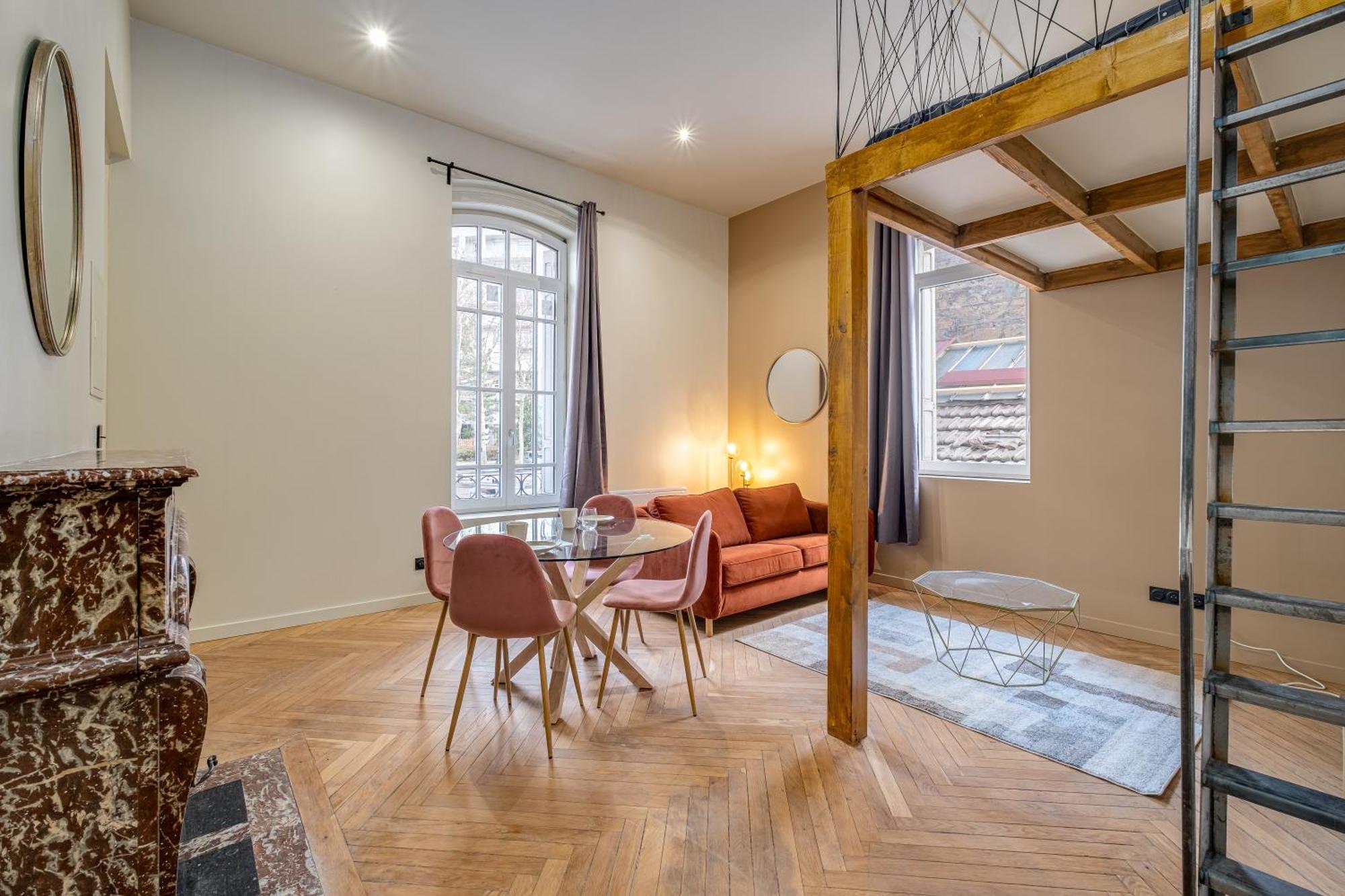 Le Poudre Cours Fauriel Magnifique Appartement Saint-Etienne  Eksteriør billede