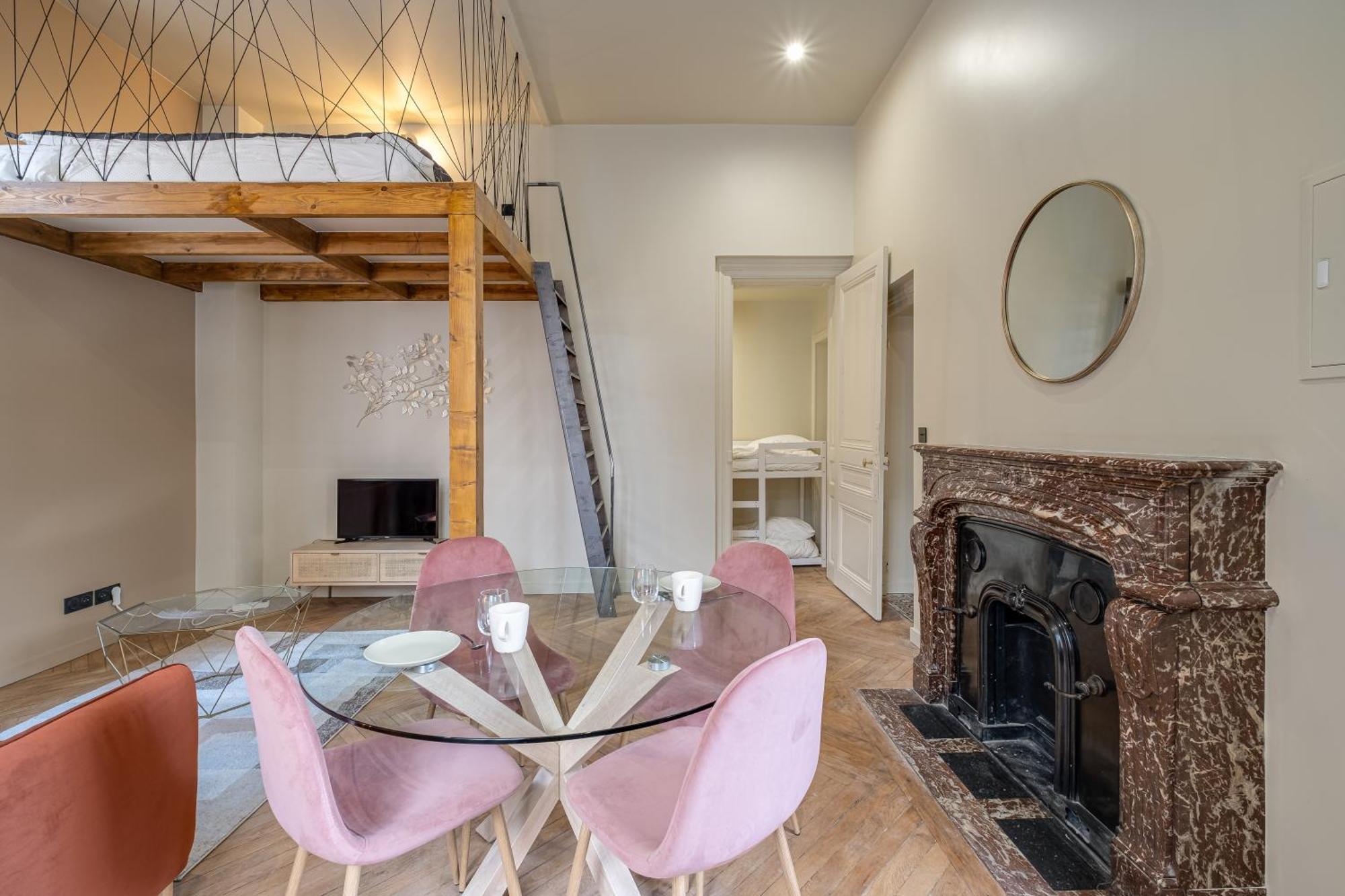 Le Poudre Cours Fauriel Magnifique Appartement Saint-Etienne  Eksteriør billede